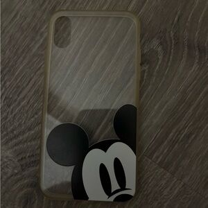 Disney Mickey Mouse Head clear case for iPhone X